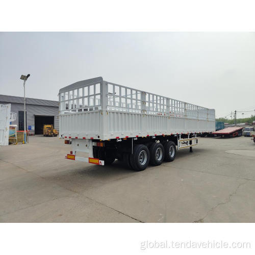 3 Axle Semi Trailer Parts 3 axles fence semi trailer Supplier